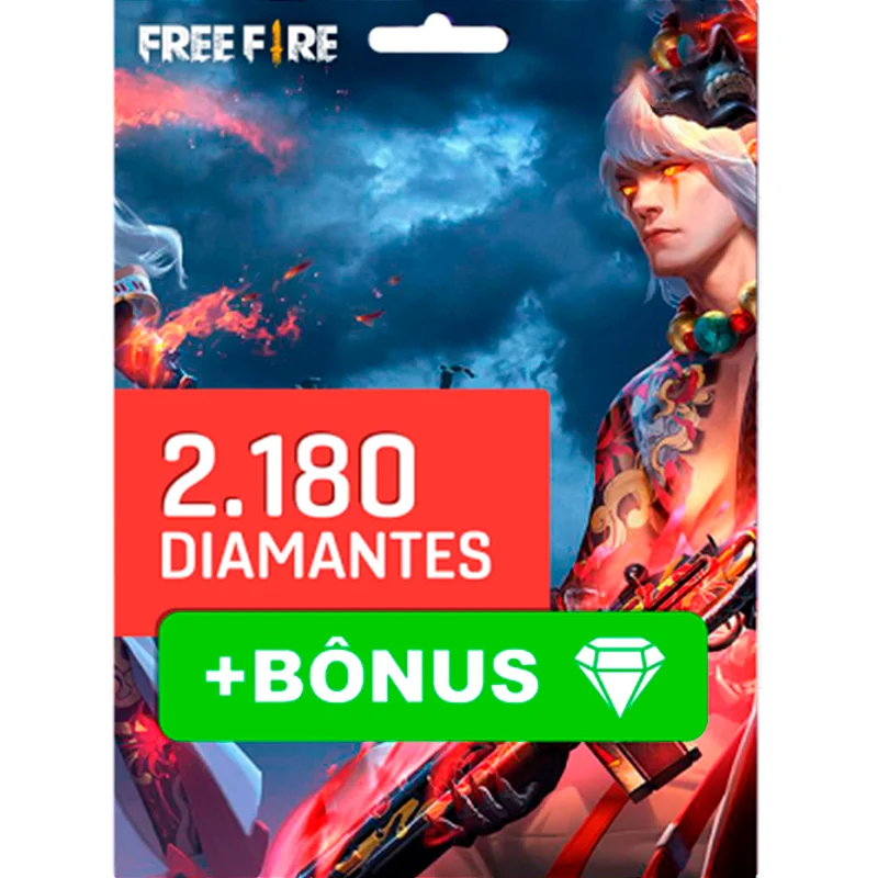 Free Fire - 100 Diamantes + 20% de Bônus - Gcn Gifts