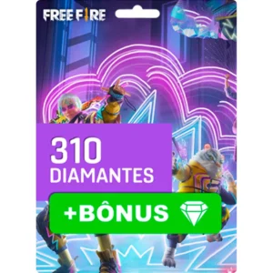 Free Fire - 520 Diamantes + 20% de Bônus